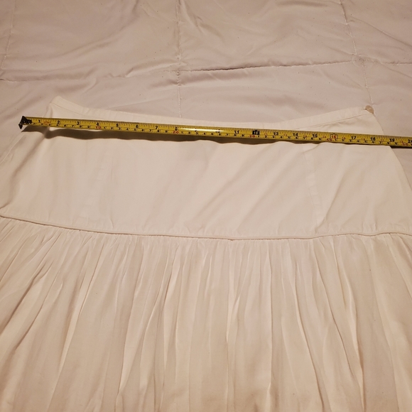 Polo Ralph Lauren Maxi Skirt Size 14 White - Picture 7 of 8
